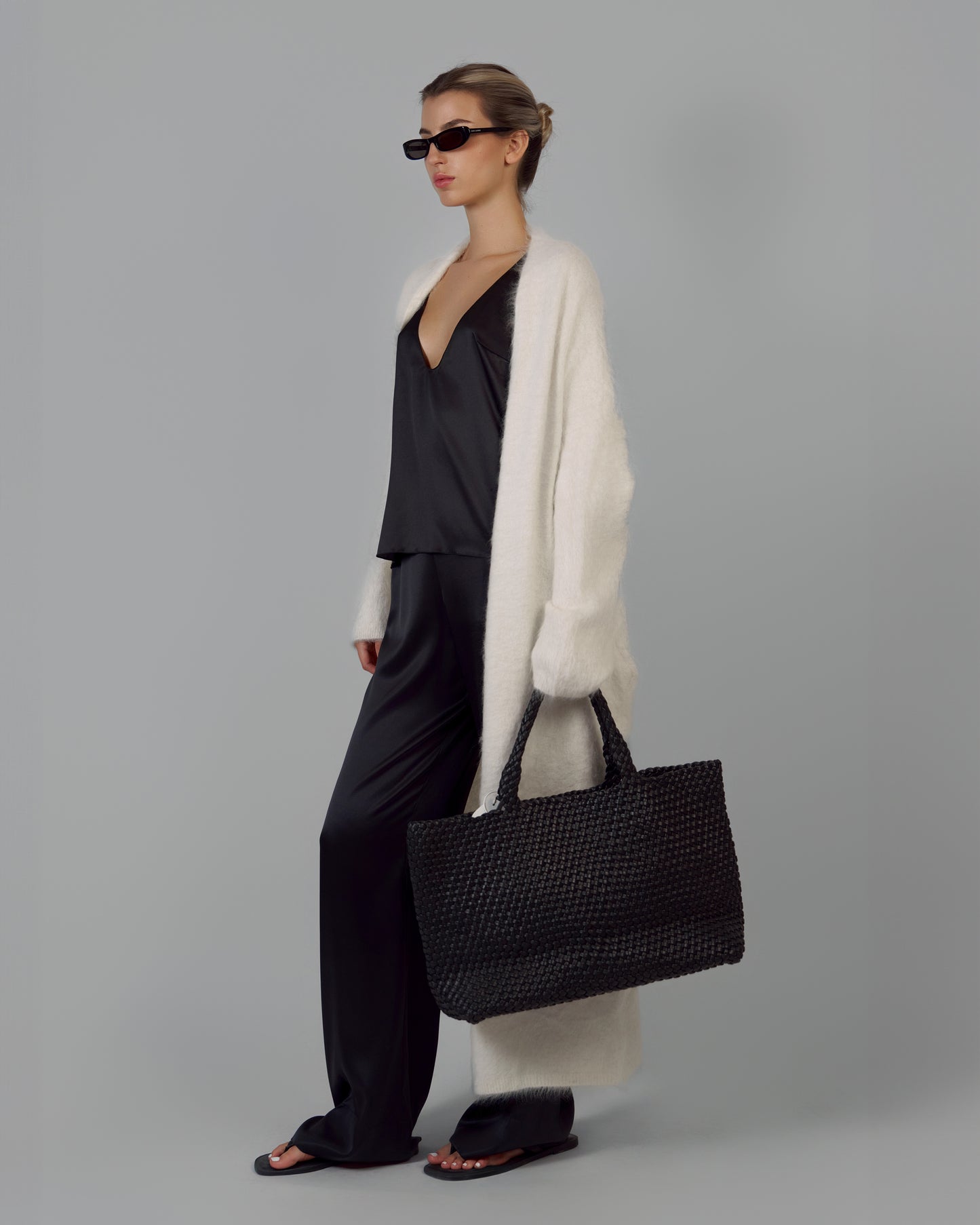 ALPACA WOOL CARDIGAN MILK