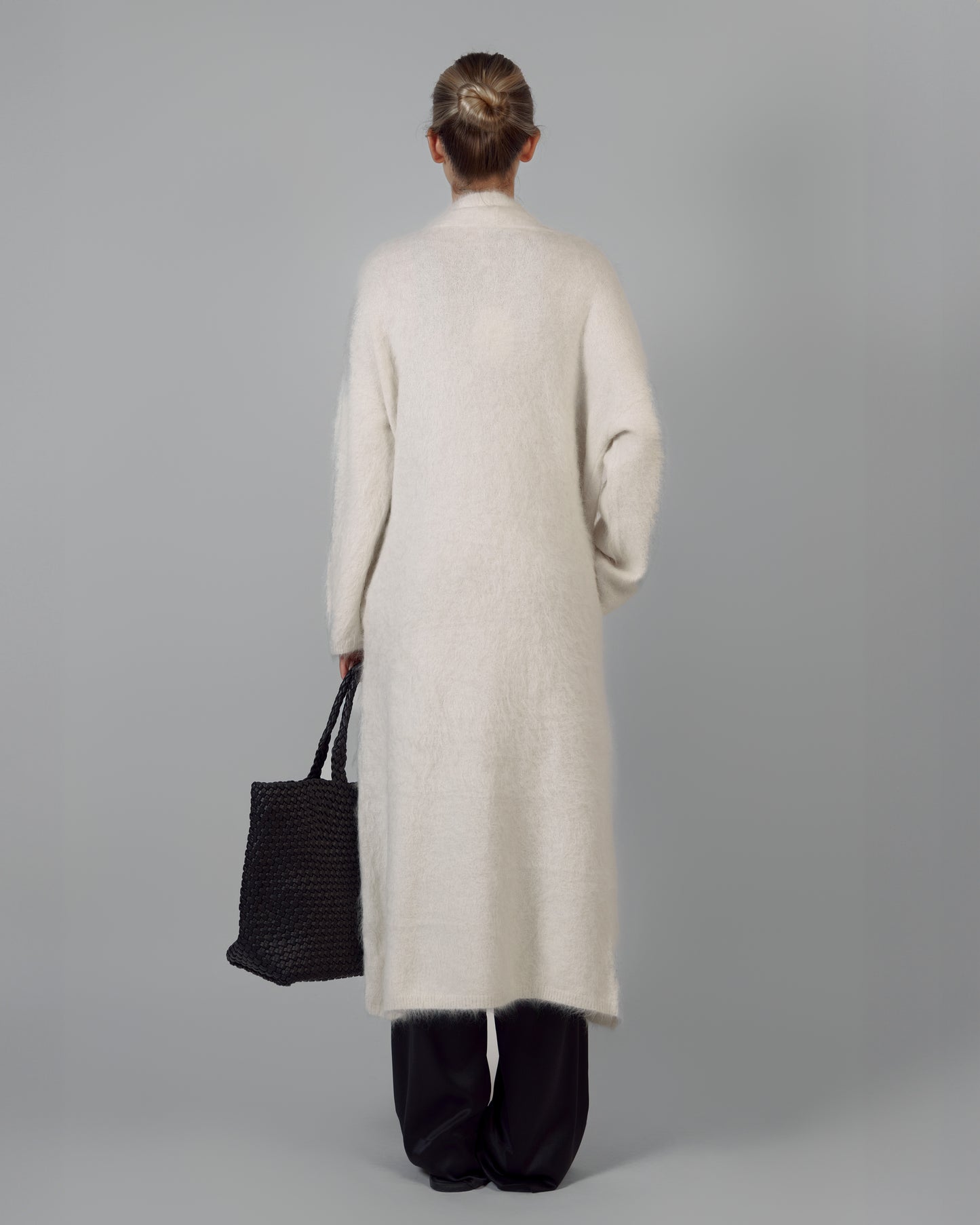 ALPACA WOOL CARDIGAN MILK