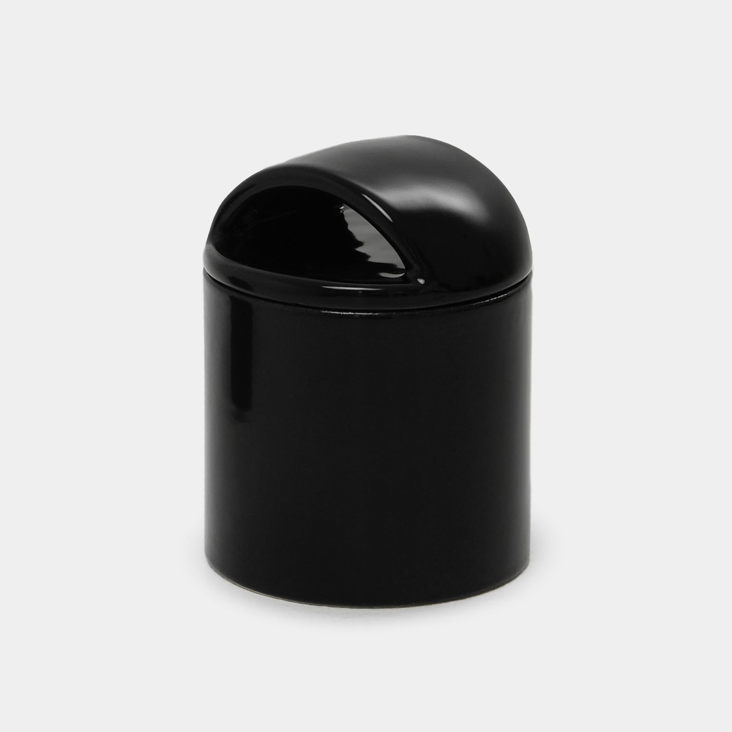 CANDLE WITH LID BLACK