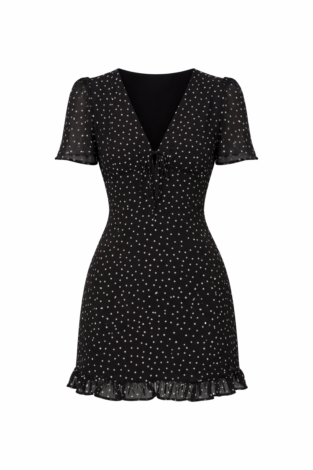 POLKA DOT MINI DRESS