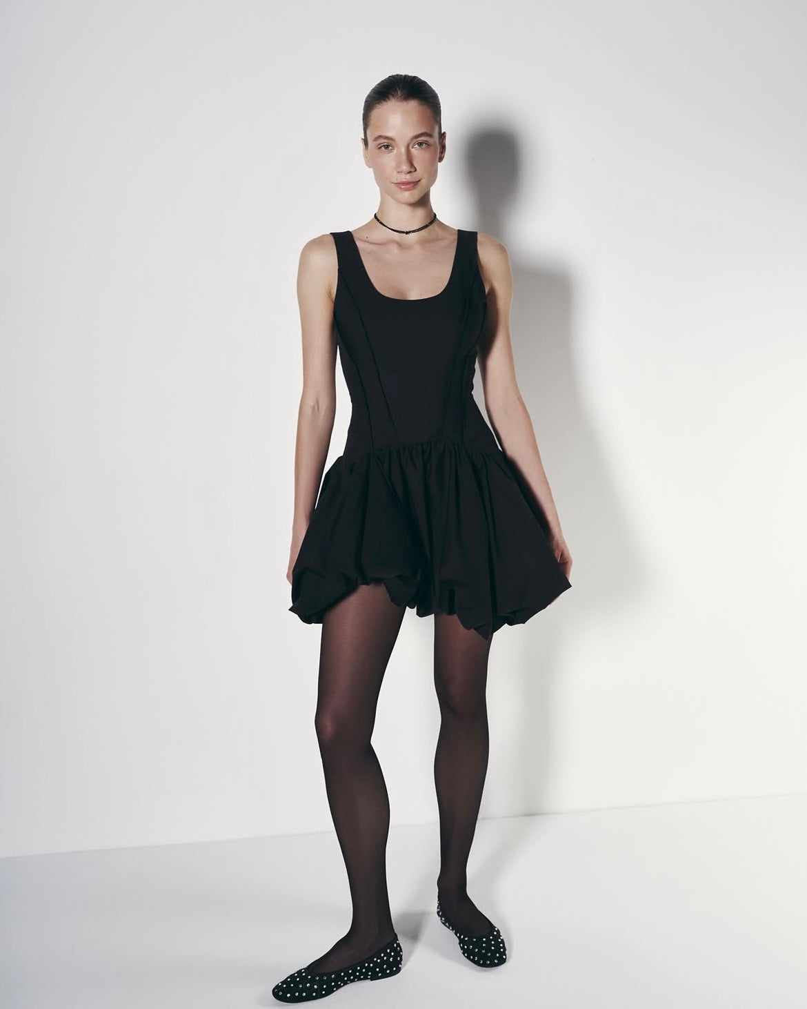BALLOONE DRESS BLACK