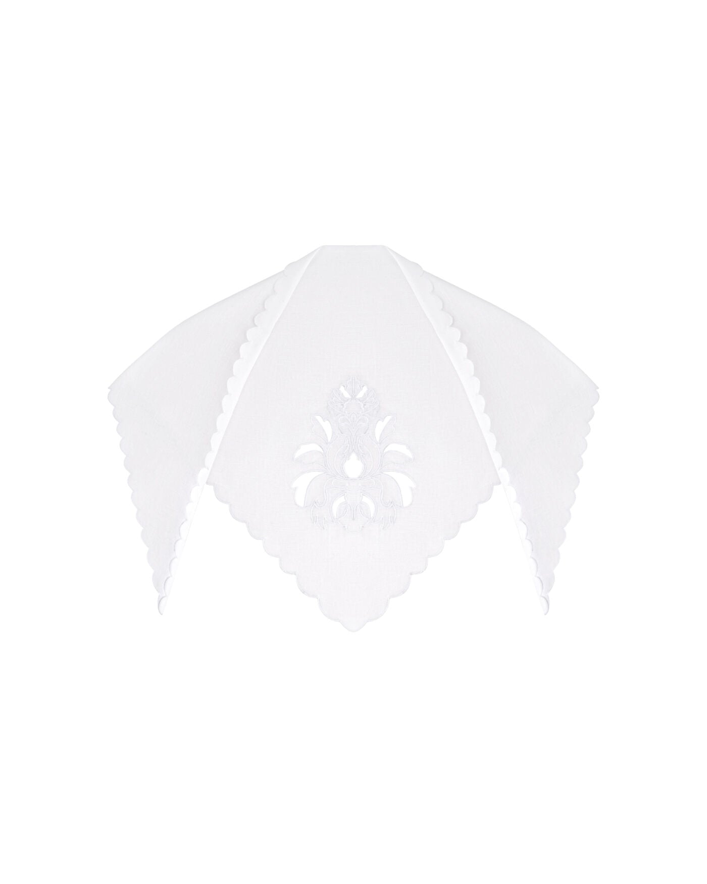 LINEN HEADBAND WHITE
