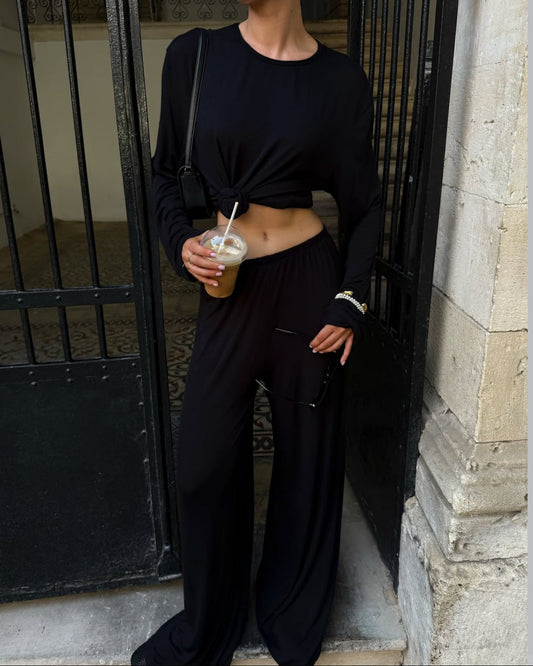 CASUAL SET BLACK