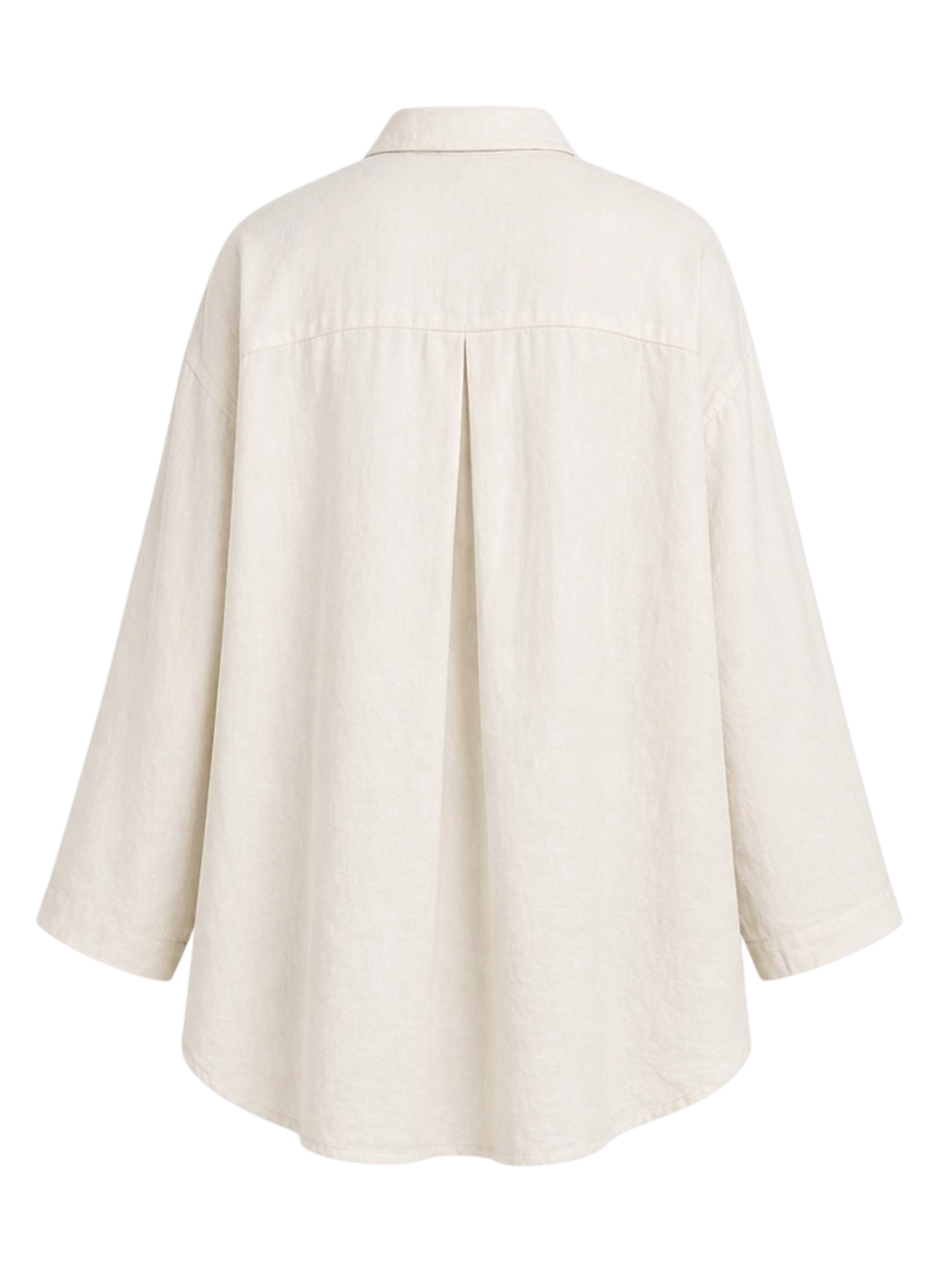 Milk Linen Shirt for Women Relaxed Fit – Lightweight Breathable Summer Blouse