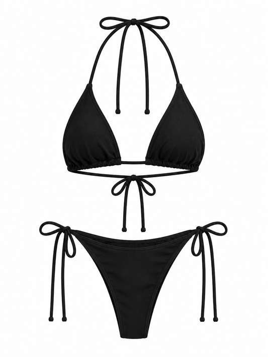 RIVA Black Bikini Swimsuit – Classic Bottom