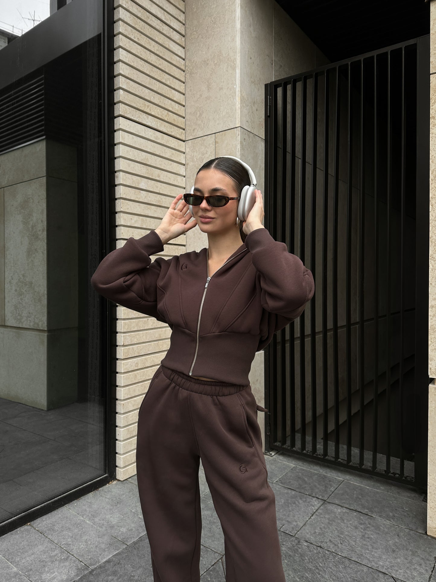 Chocolate Corset Tracksuit