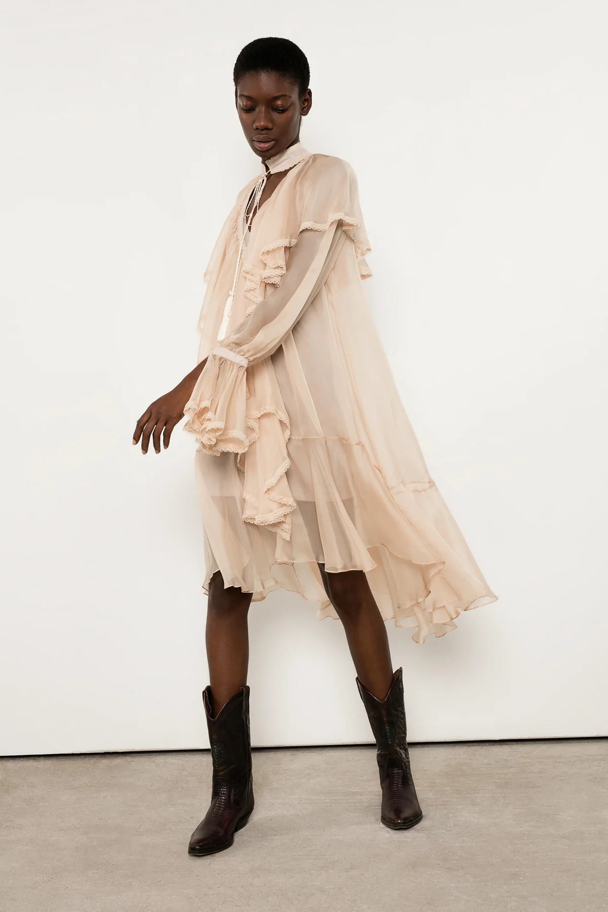 Dress Ocean Of Tenderness Midi beige