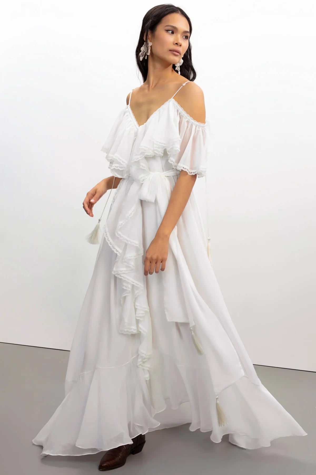 SAN FRANCISCO MAXI WHITE DRESS