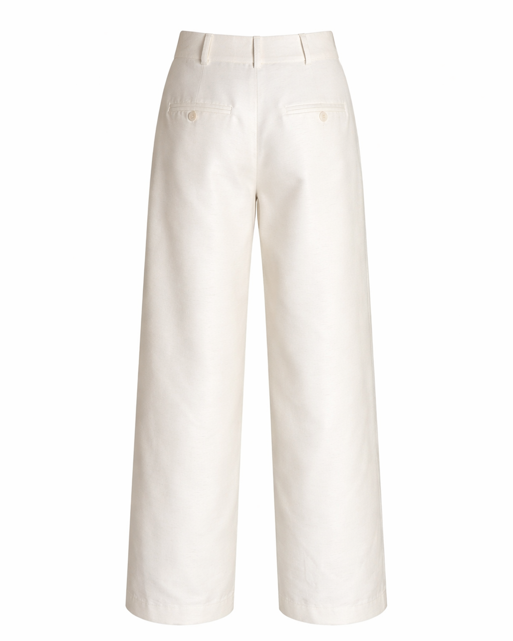 TROUSERS IN MILK TONE