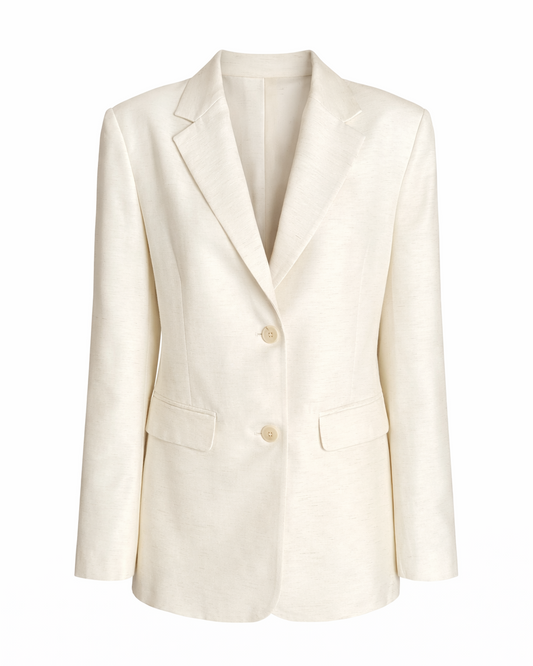 BLAZER IN MILK TONE