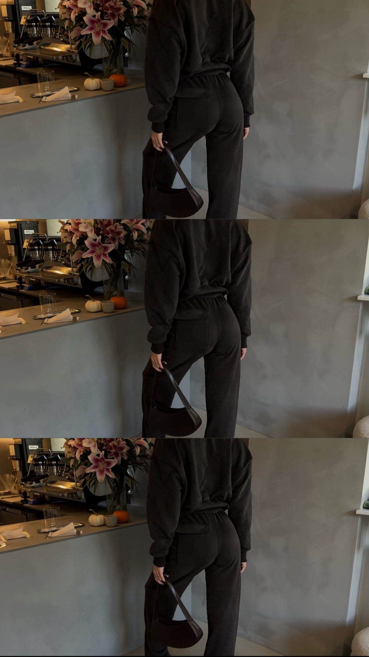 Black Corset Tracksuit