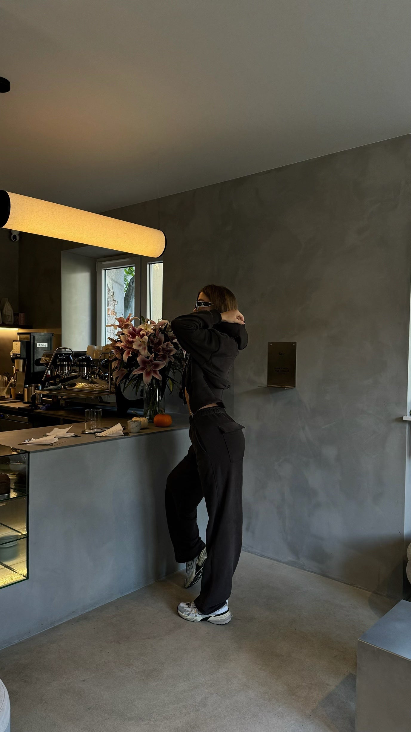 Black Corset Tracksuit