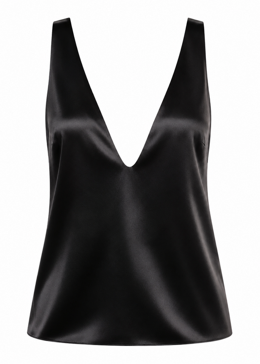 EOS SILK BLOUSE BLACK