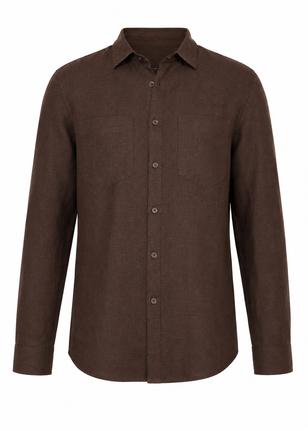 Unisex Brown Casual Shirt – Lightweight & Timeless Everyday Style