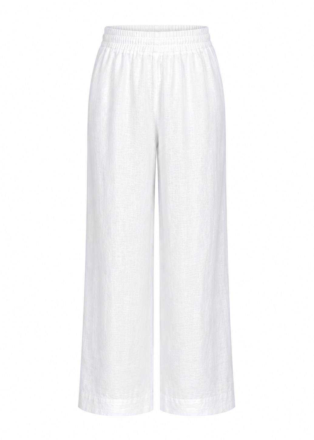 Unisex White Casual Pants – Lightweight & Comfortable Everyday Trousers