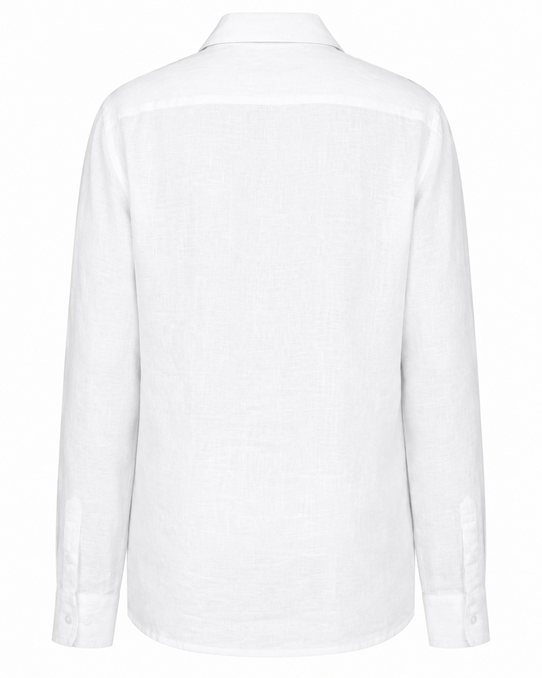 Unisex White Button-Up Shirt – Clean & Breathable Everyday Essential