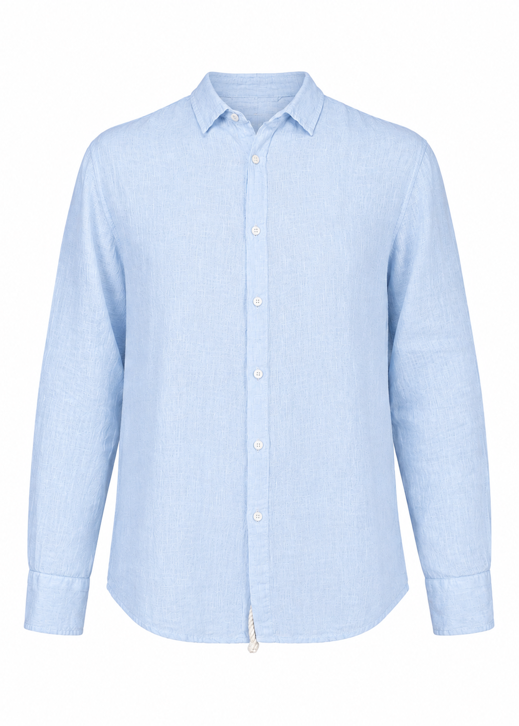 Unisex Light Blue Button-Up Shirt – Lightweight Breathable Everyday Shirt