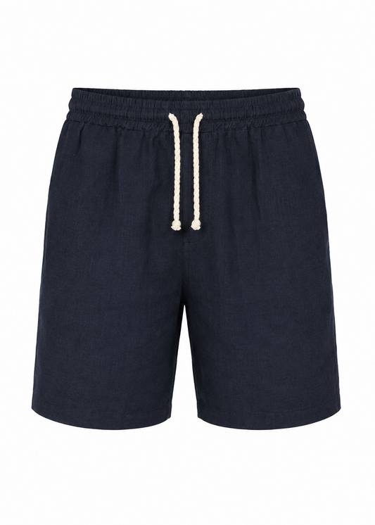 Unisex Navy Summer Shorts – Relaxed Lightweight Breathable Casual Shorts