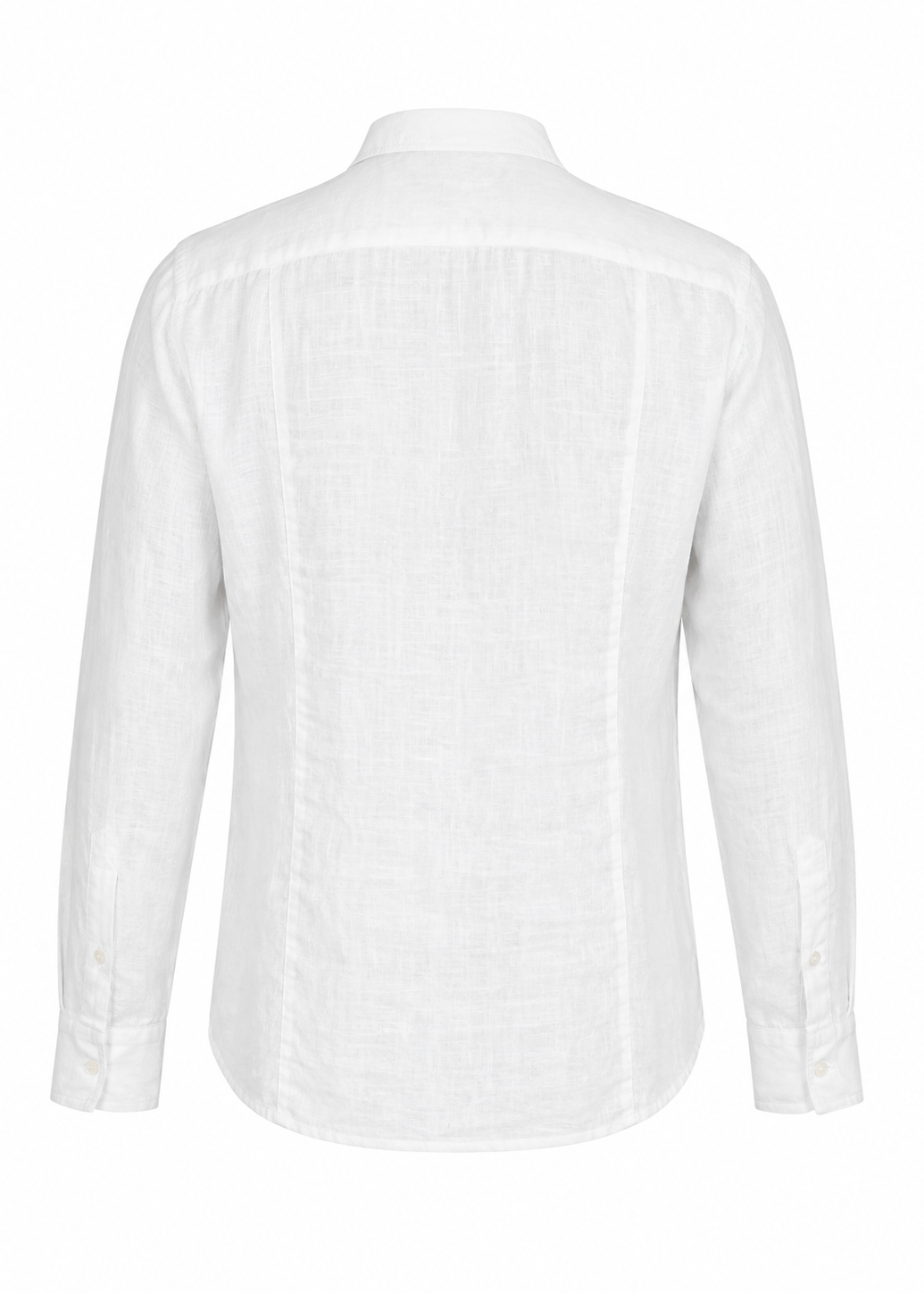 Unisex White Button-Up Shirt – Lightweight Breathable Everyday Shirt