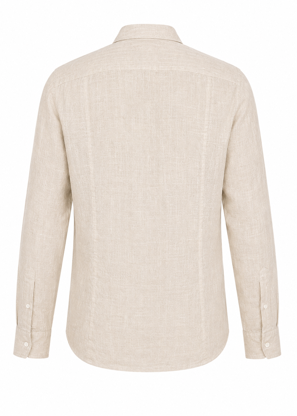 Unisex Beige Button-Up Shirt – Lightweight & Versatile Everyday Style