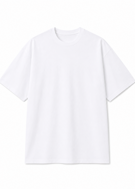 Basics Unisex Lightweight White T-Shirt