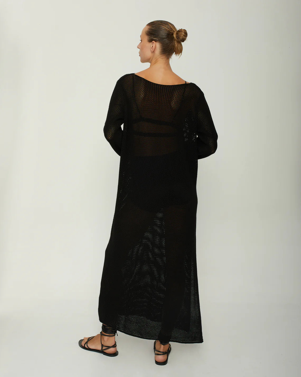 ANGE MAXI BLACK DRESS