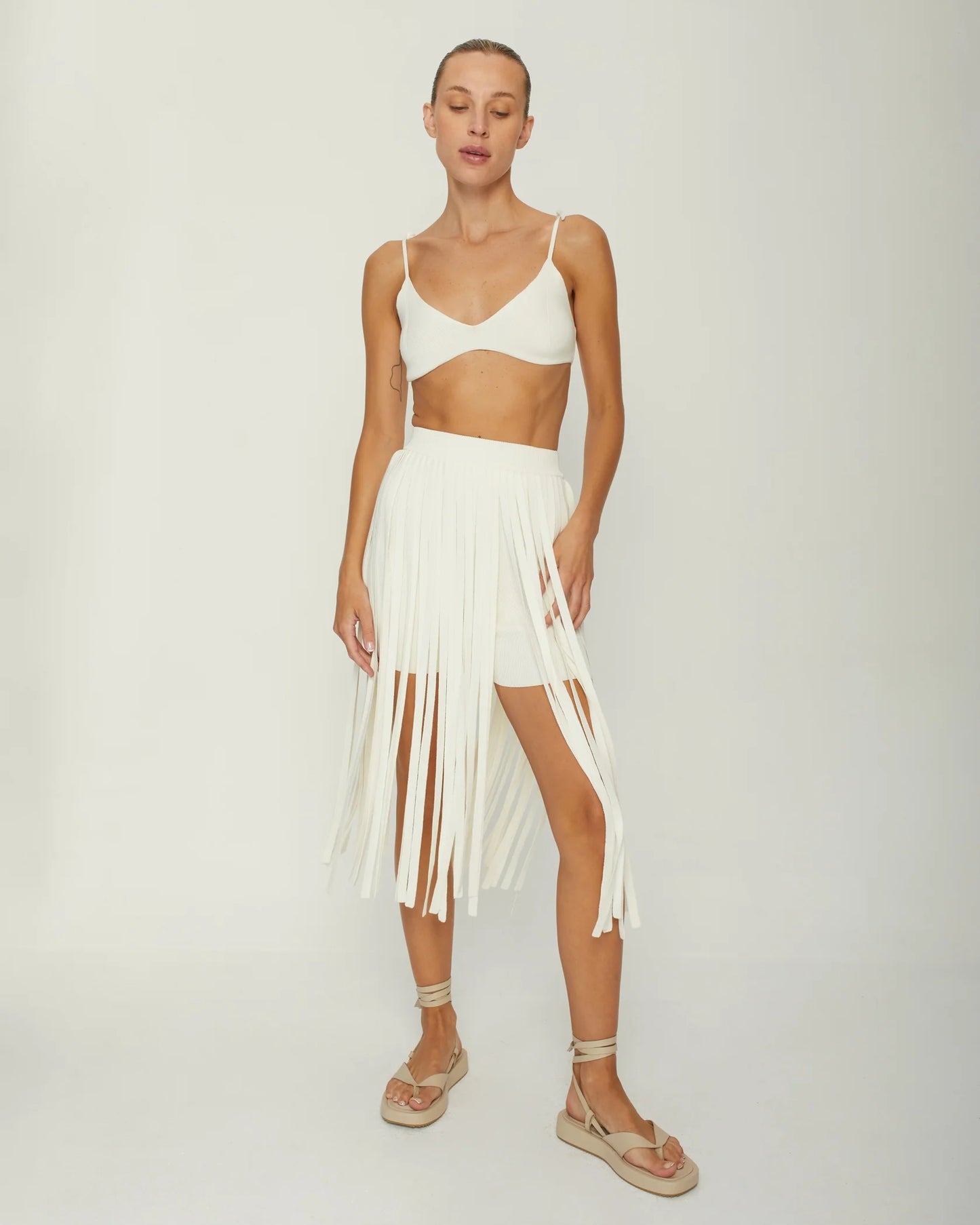 KNITTED VISCOSE SET