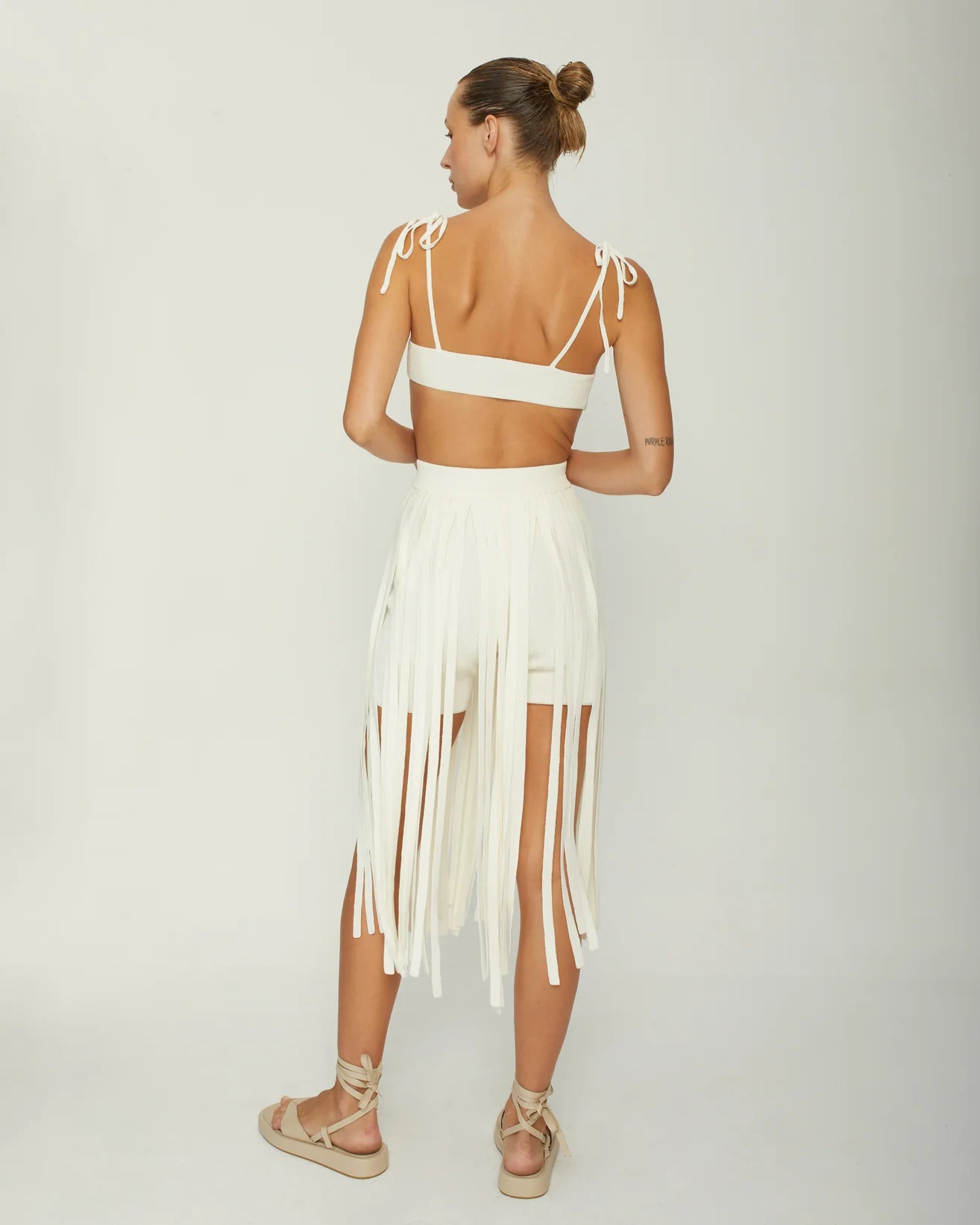 KNITTED VISCOSE SET