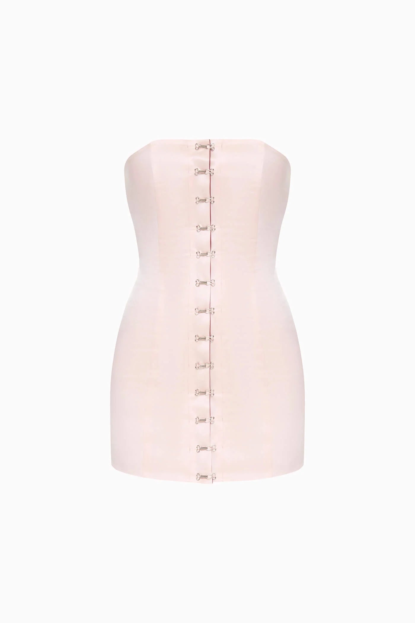 TWO SIDED LOREN DRESS BURGUNDY-PEACH