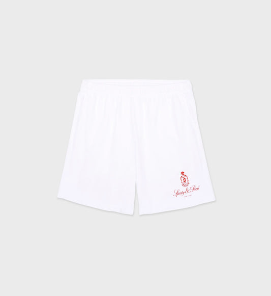 Vendome gym short white/cerise