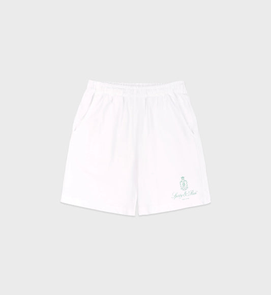 Vendome gym short white/sage