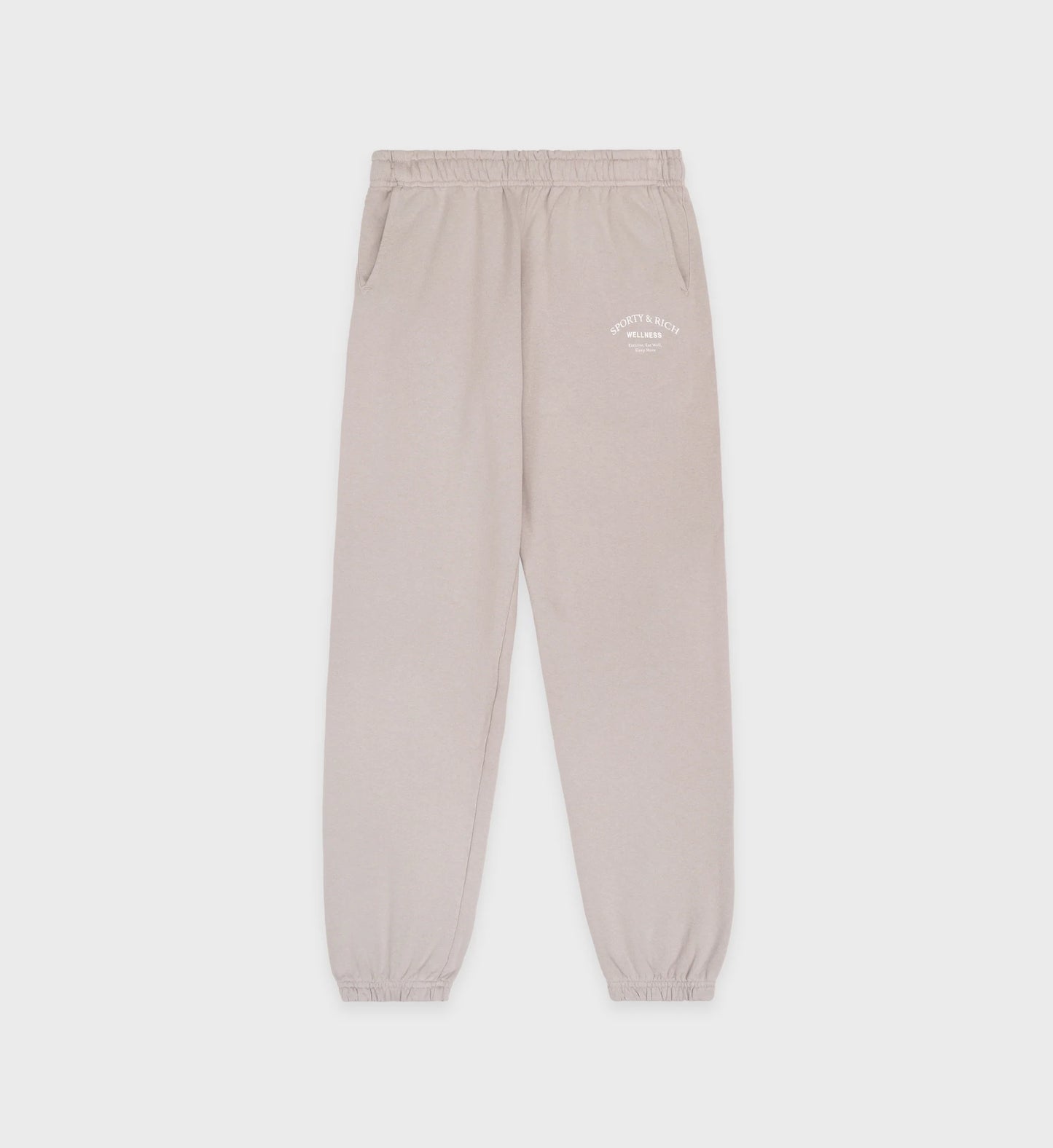 Wellness sweatpants dove/white