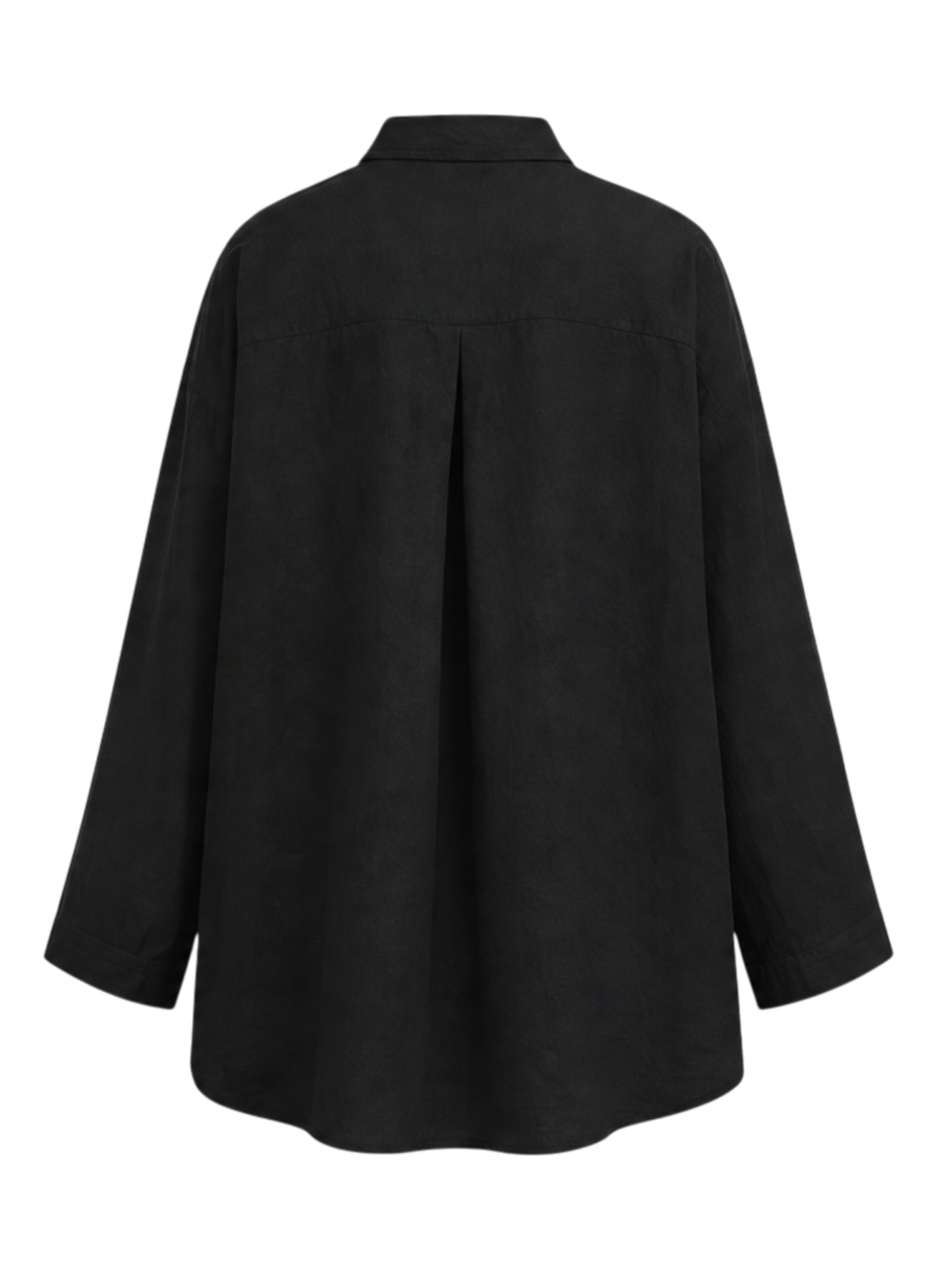 black linen blouse lightweight fabric detail