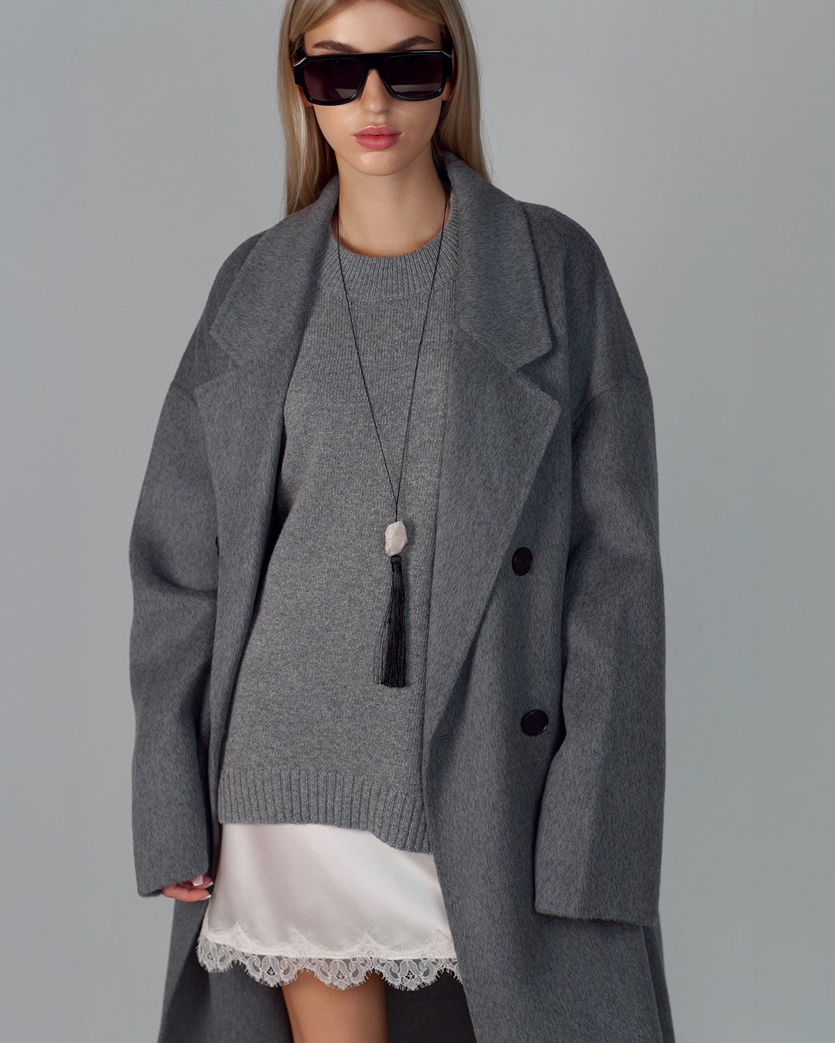 WOOL COAT GRAY