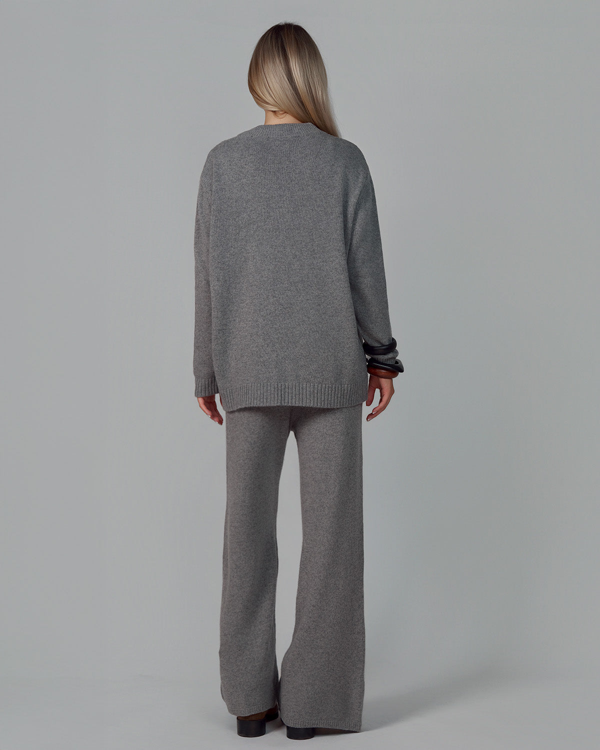 MERINO WOOL AND CASHMERE SUIT GRAY