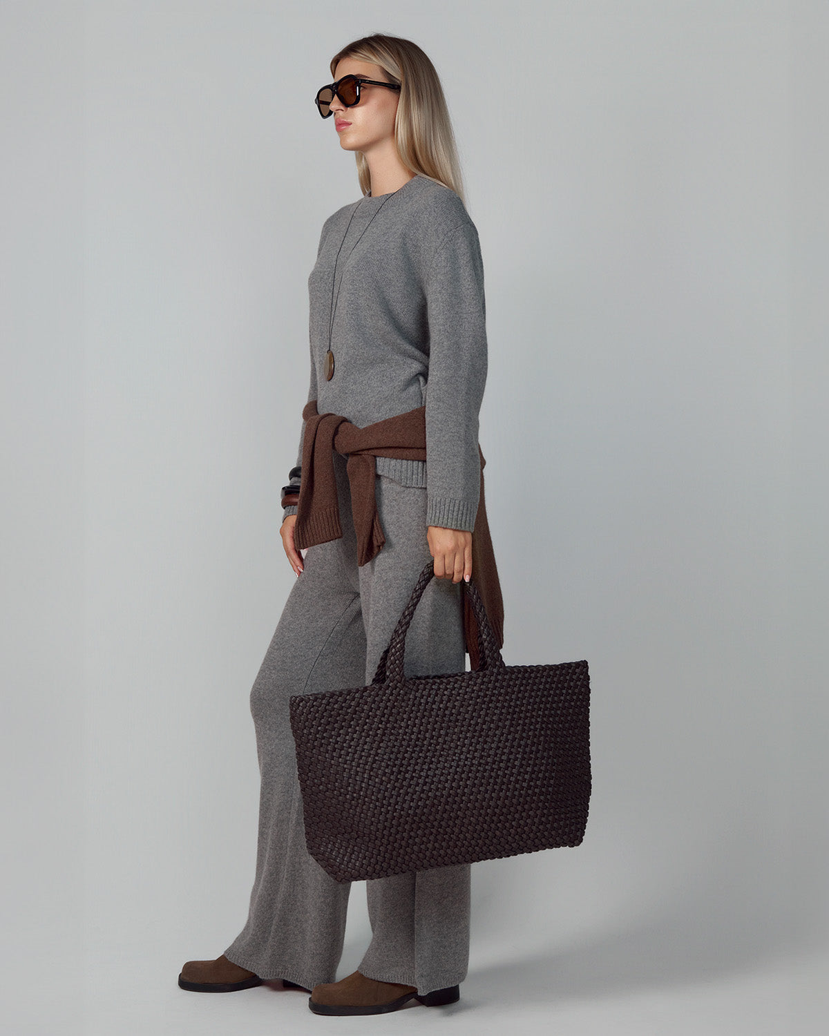 MERINO WOOL AND CASHMERE SUIT GRAY