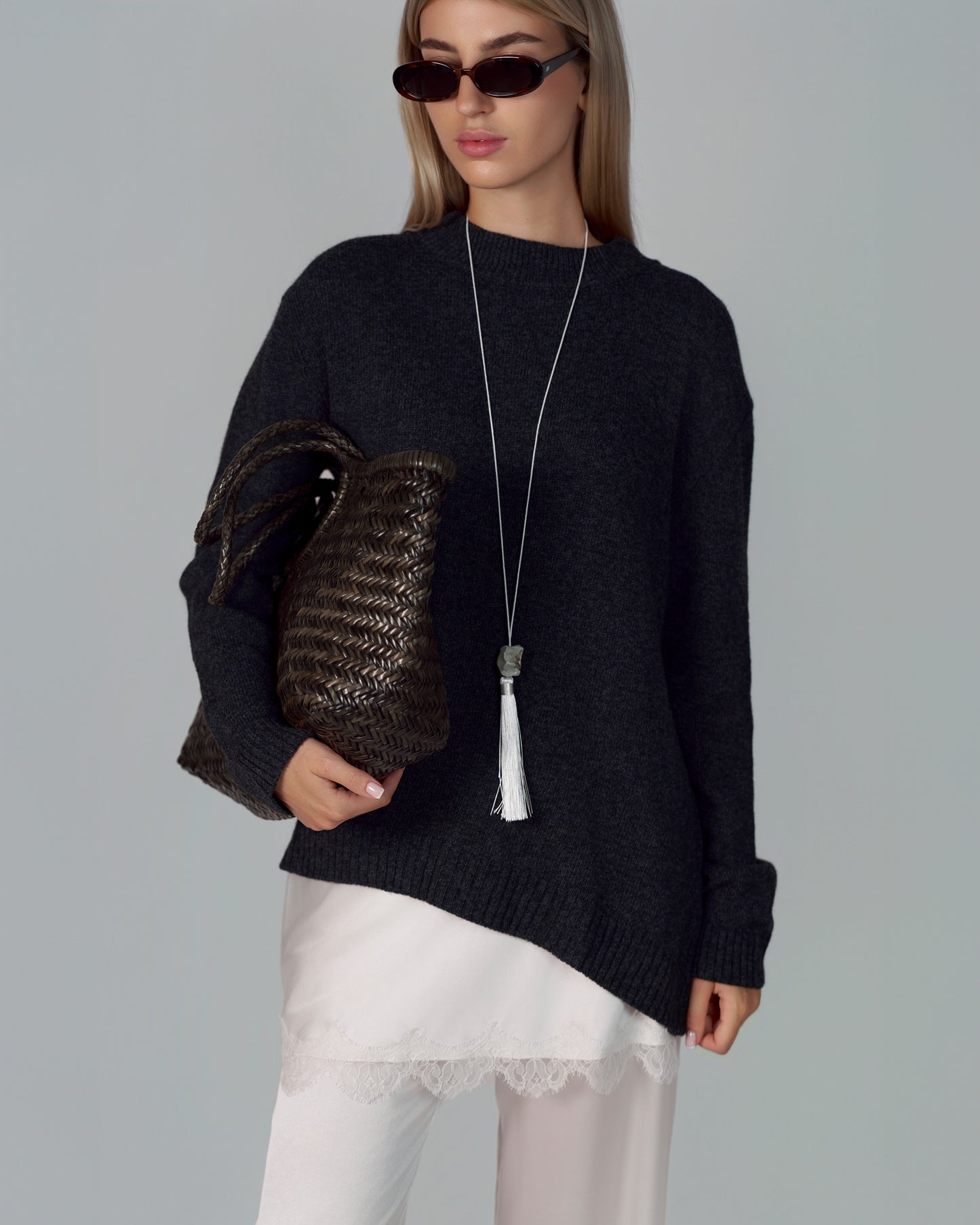 LEATHER HANDMADE BAG KHAKI