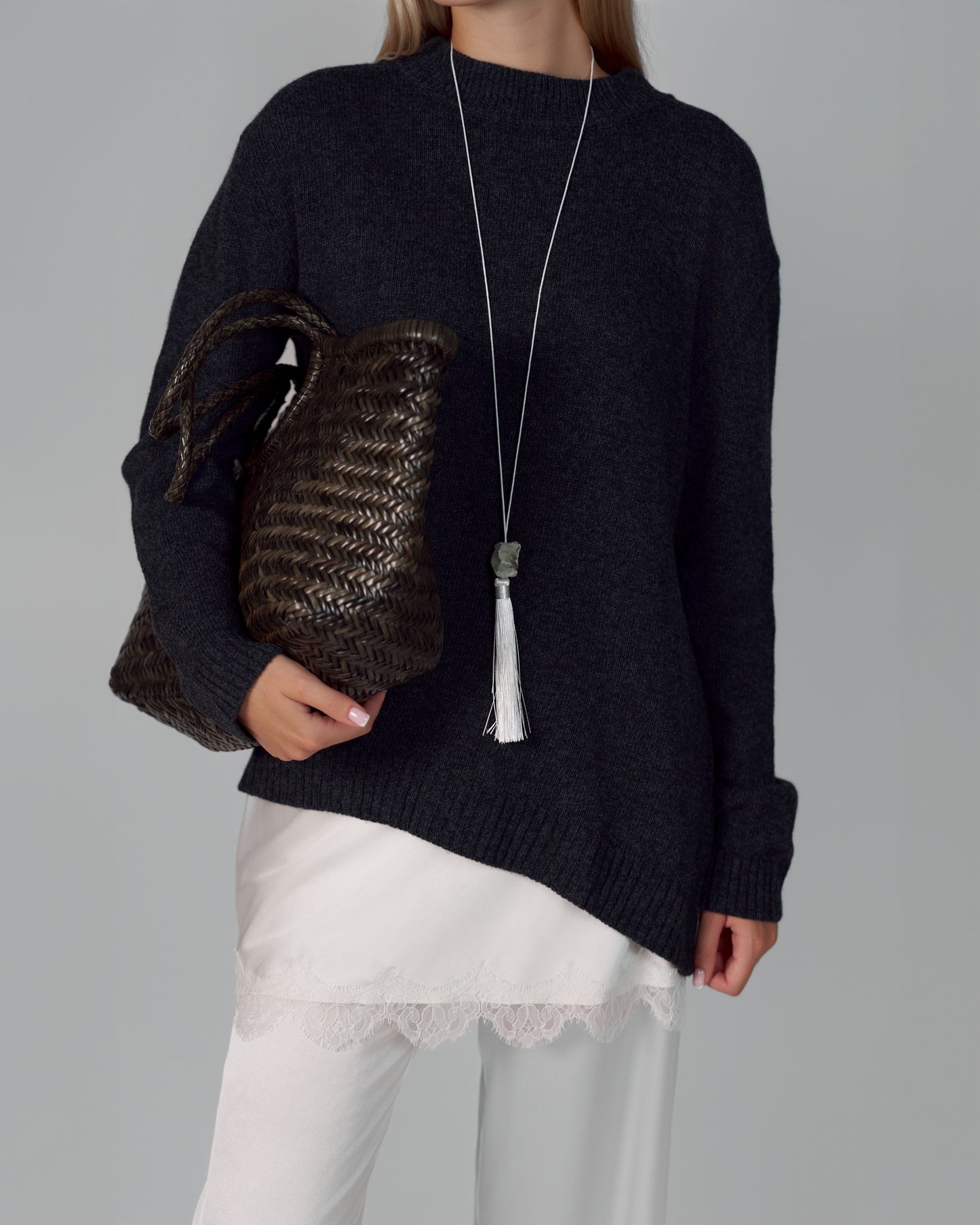 LEATHER HANDMADE BAG KHAKI