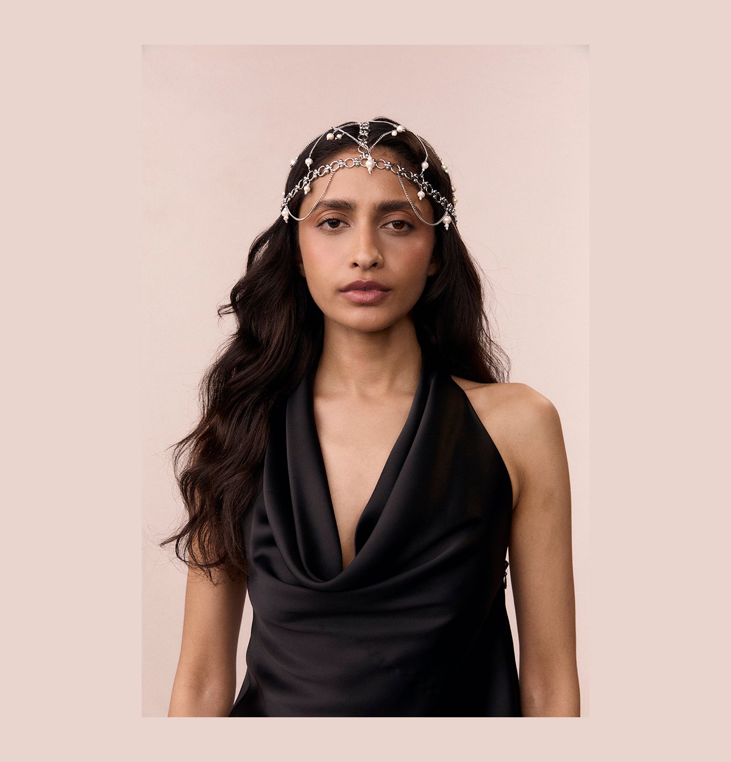 "KIRA" HAIR ACCESSORIES WITH PEARLS SILVER