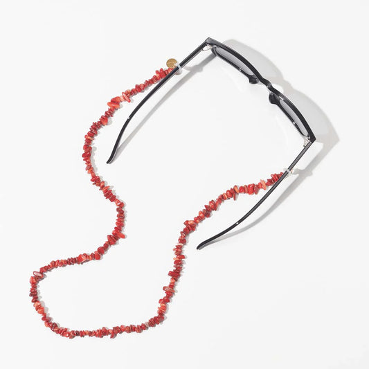 Chain for sunglasses red
