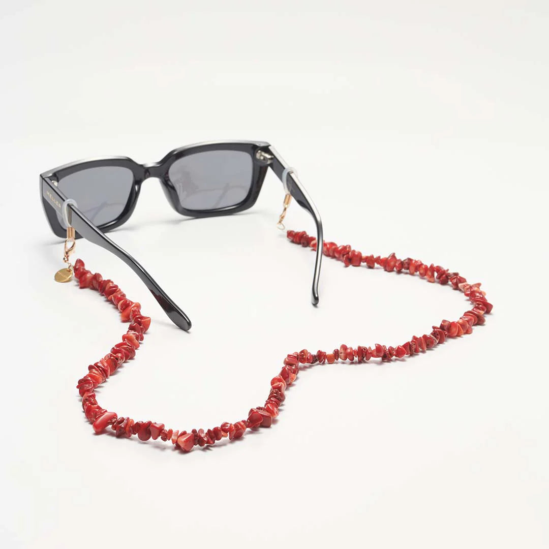 Chain for sunglasses red
