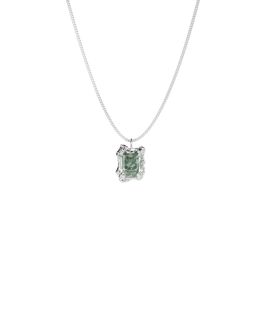 NECKLACE NEW CLASSIC GREEN AMETHYST