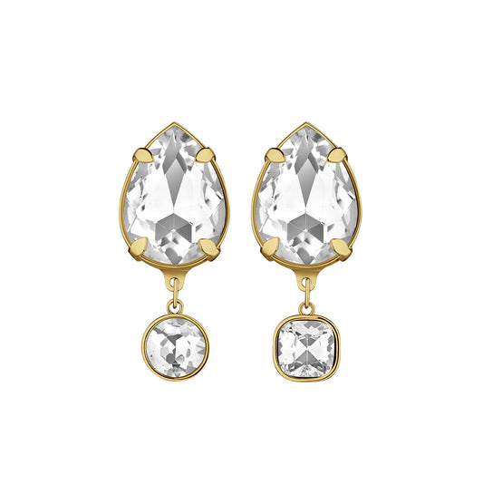 “RADIANCE” CLIP EARRINGS GOLDEN