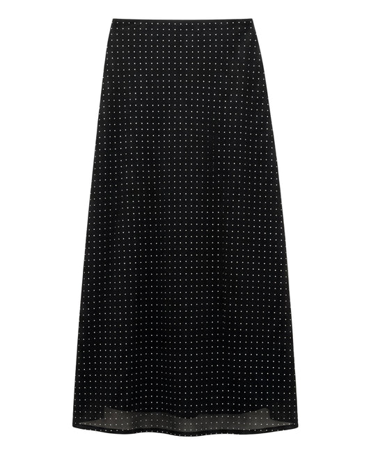 Polka Dot Maxi Skirt