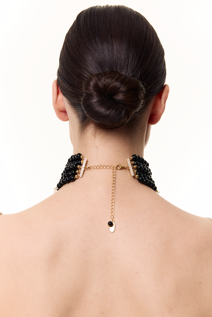 INNOCENT" NECKLACE BLACK