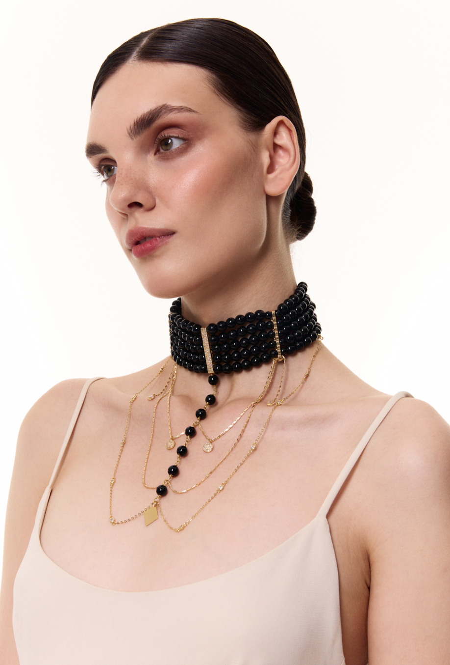 INNOCENT" NECKLACE BLACK