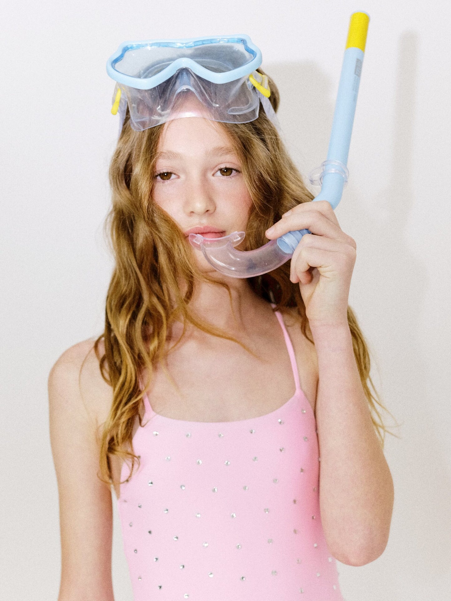 CRYSTAL SWIMSUIT PINK (KIDS)